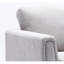 Chaise en lin gris pour une vie confortable - Structure avec ressorts ensachés et sièges