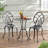 CHARLESTON 3PC CAST BISTRO SET
