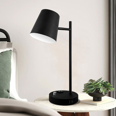 14.56'' adjustable desk lamp & USB-C + USB-A interface