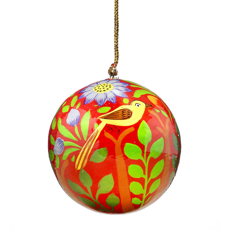 Red Birds of Paradise Bauble