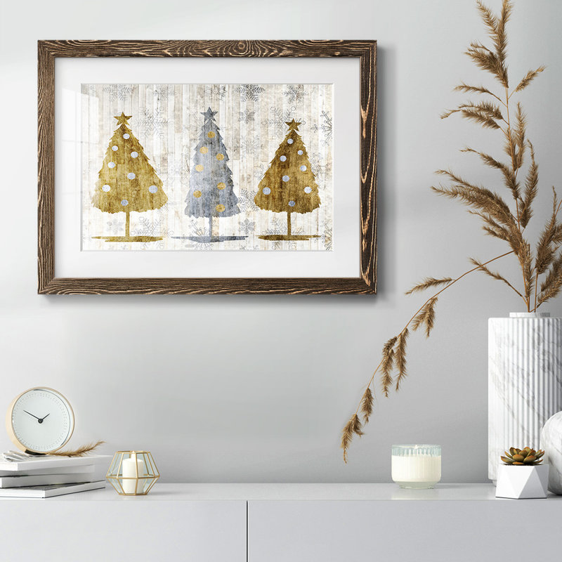 Collection sophistiquée de Noël A, Noyer, H 28 po x l 42 po x P 1,5 po