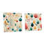 Ensemble de 2 verres muraux abstraits en acrylique Wokeham - Abstract Botanicals-103929447