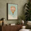 Hot Air Balloon at Dawn Minimalist - Wrapped Canvas-1080113515-1080113521