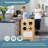 Guidecraft Classic Kitchen Helper Foldable Toddler Tower Stool with Anti-tip Feet and Safety Nets-44577785