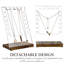 Modern Wood Necklace Holder Jewellery Stand