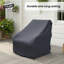 Housse de patio pour l'extérieur avec fauteuil pivotant résistant aux intempéries