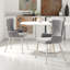 Chaises de salle à manger et d'appoint polyvalentes en velours - idéales pour la salle à manger, le bureau à domicile et la chambre à coucher-100364779-100364776-100364782