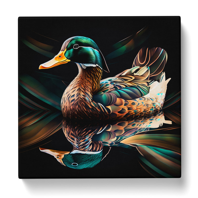 Duck Graphic Art - Wrapped Canvas