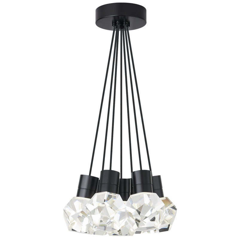 Kira 7 - Light LED Pendant, Black