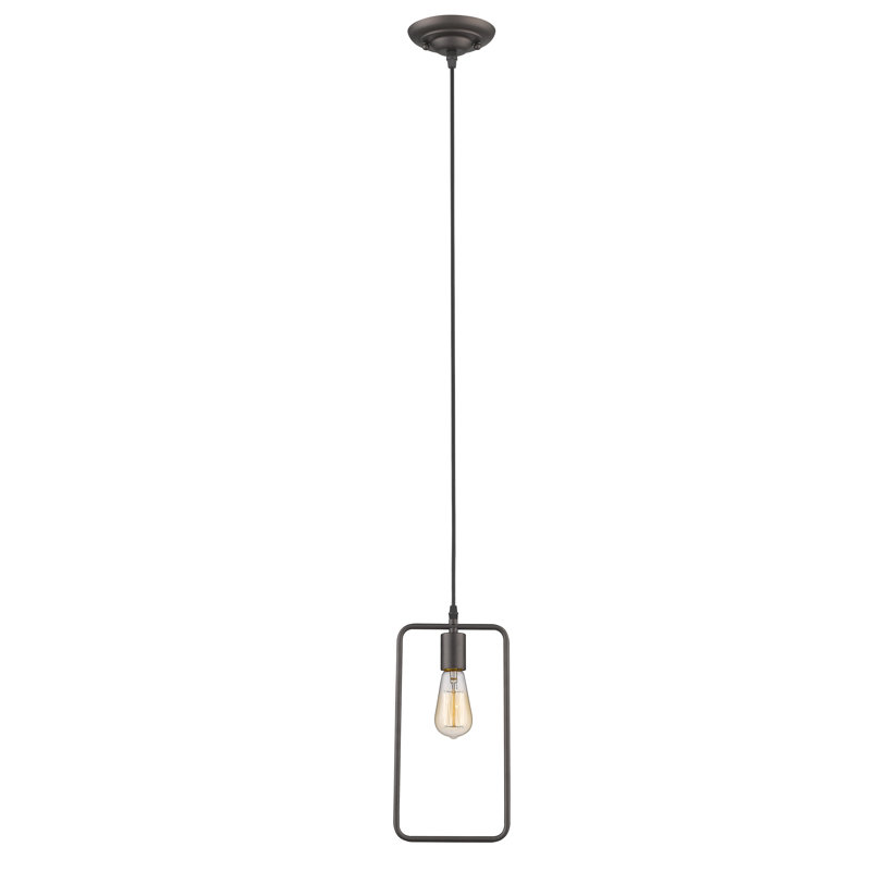 Luminaire carré/rectangulaire simple 1 lumières Marblehead