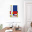 Géométrique «Mondrian II» sur toile-1534421106