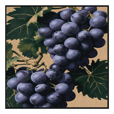 Washable Grape Kyoho Fruits Area Rug