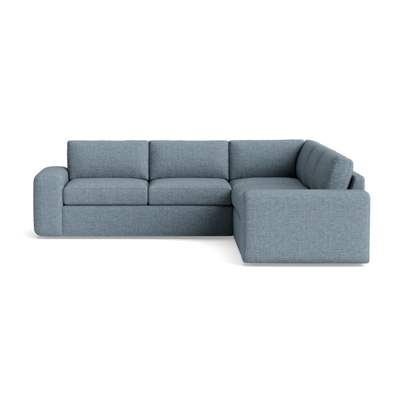The OG Sectional, Right Hand Facing, Performance Weave - Spa