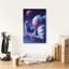 «Epic Graffiti», art mural sur toile 12 po x 18 po, Moon to Mars