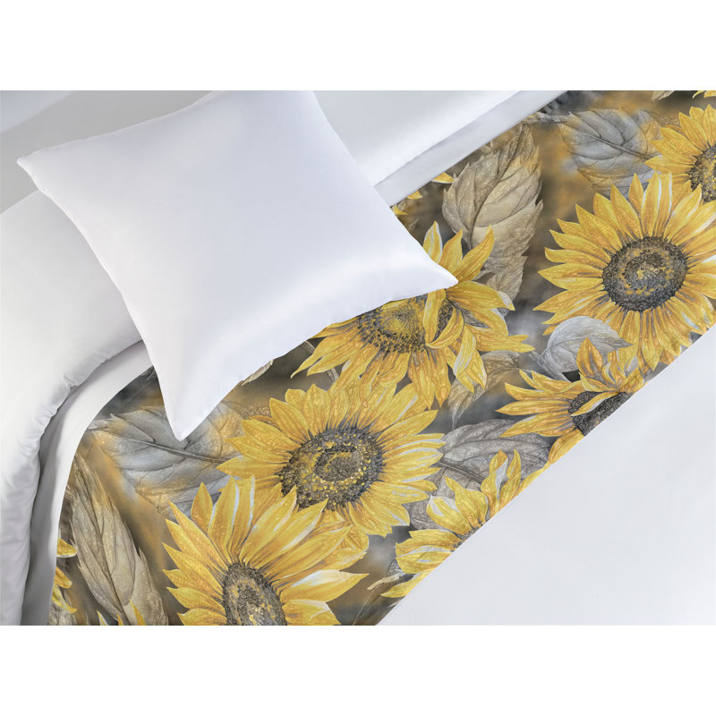 Tapis de couloir Ambesonne Sunflower, Lit simple
