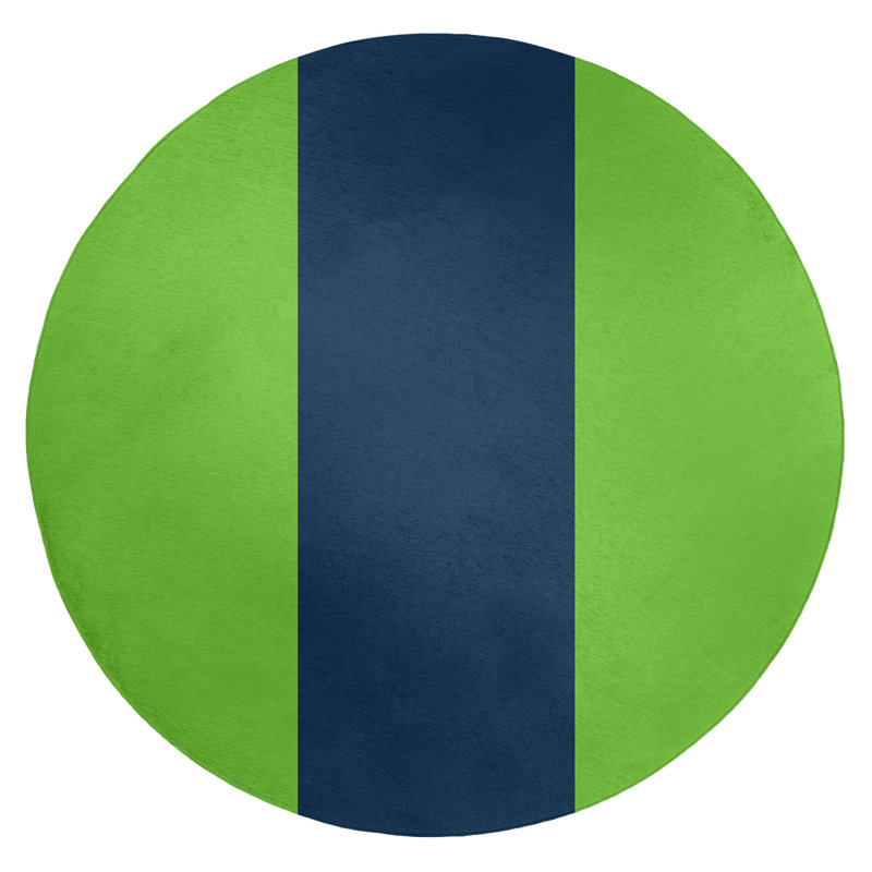 Chenille Indoor Rug, Round 5'