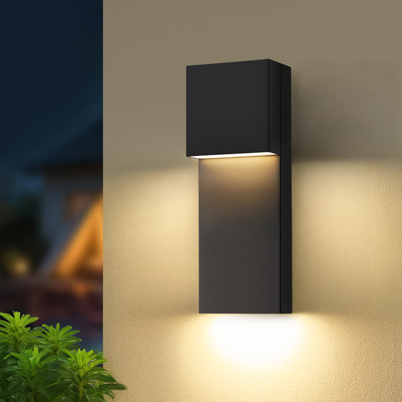 1 Pack Outdoor LED Wall Light Outdoor Indoor Integrated LED Wall Sconce