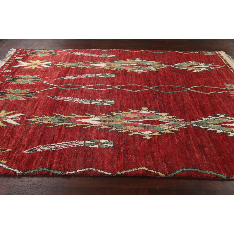 One-of-a-Kind Area Rug Red