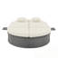 Chaise longue avec coussins et coussins-436983313