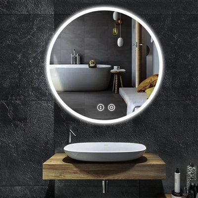 Deanesha Circle Wall Makeup / Shaving Mirror