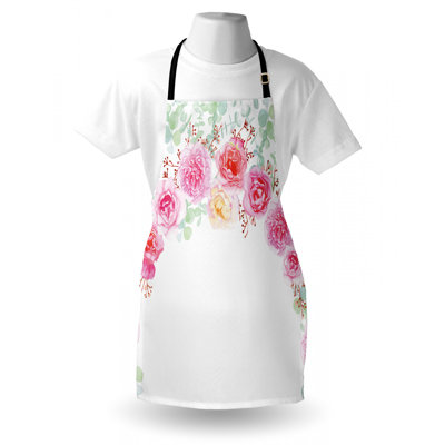 Wedding Floral Bib Apron