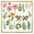 Toile avec cadre flottant or
