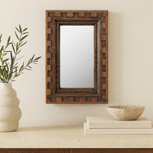 Miroir Holland petit brun