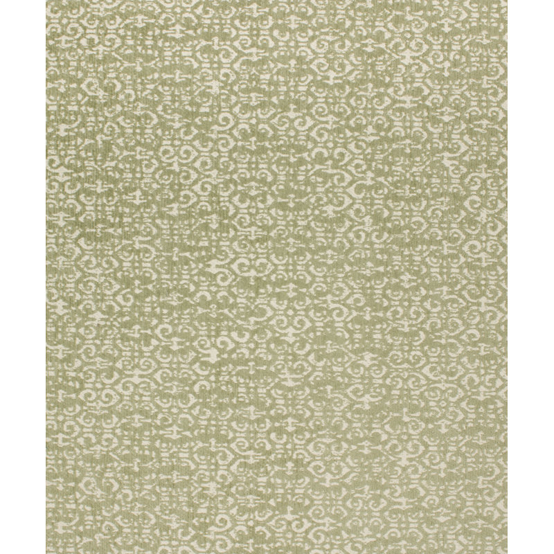 Pepperdine Fabric, Green/Beige