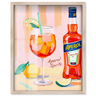 Palette of Spritz Shadowbox Print Retro Summer Decor by Art Remedy