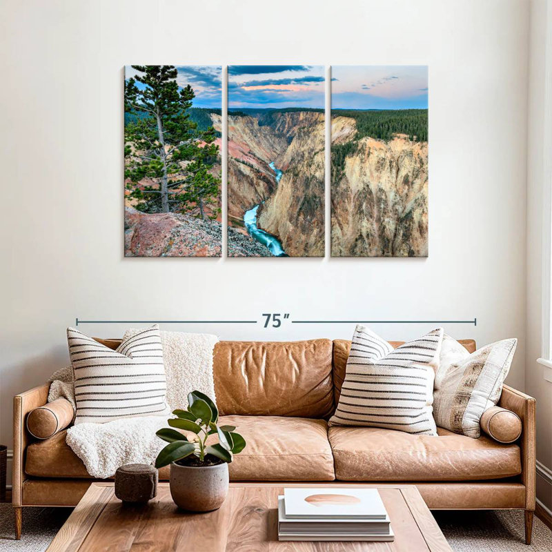 Alvord Yellowstone Grand Canyon, 36" H x 57" W