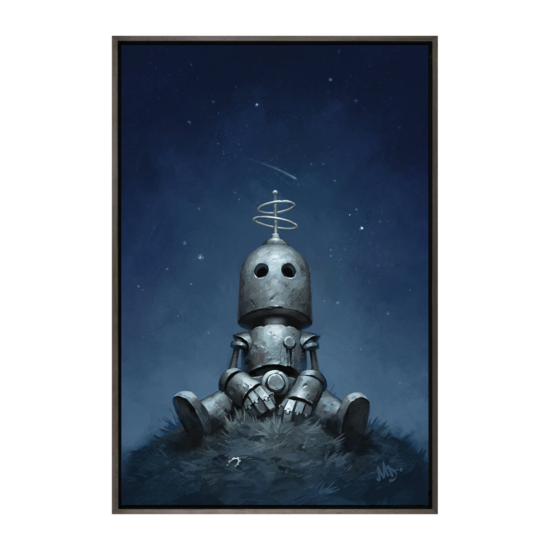 Fantasy & Sci-Fi, 60" H x 40" W x 1.5" D, Dark Rustic Wood Framed Canvas