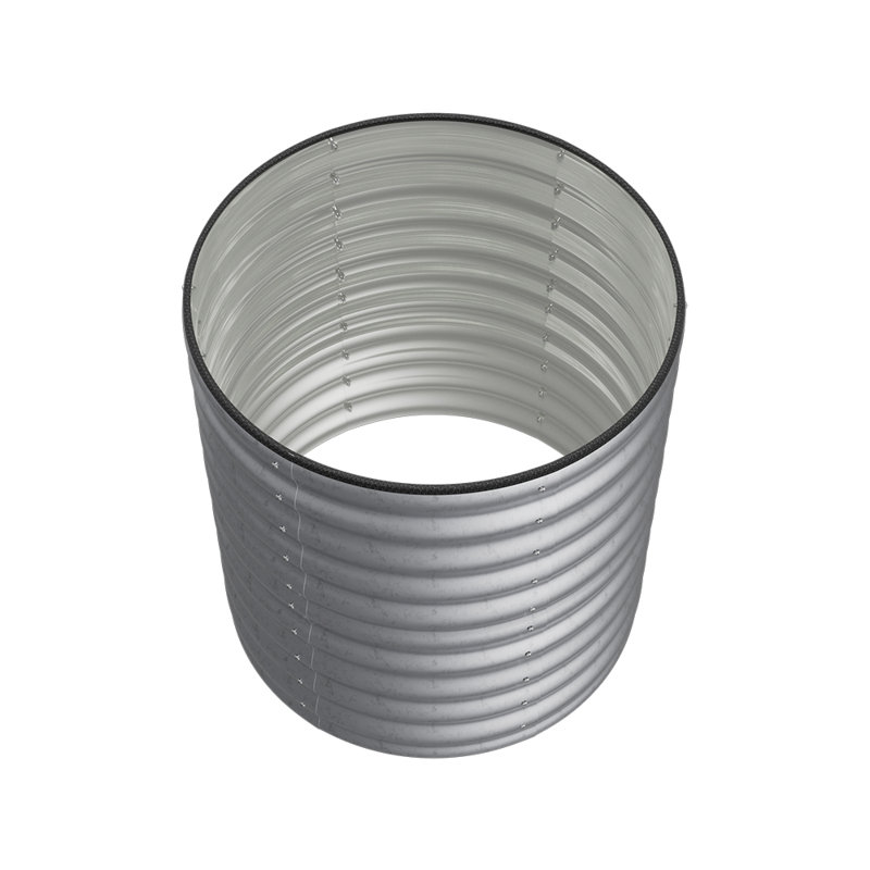 Metal Raised Garden Bed, Silver, 80cm H x 80cm W x 80cm D