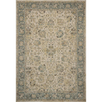 Loloi Soraya Ant. Ivory / Blue Traditional Area Rug