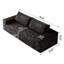 Canapé confortable en velours côtelé 2 places - Assemblage facile pour la vie, la chambre à coucher et plus-174153528-174153508