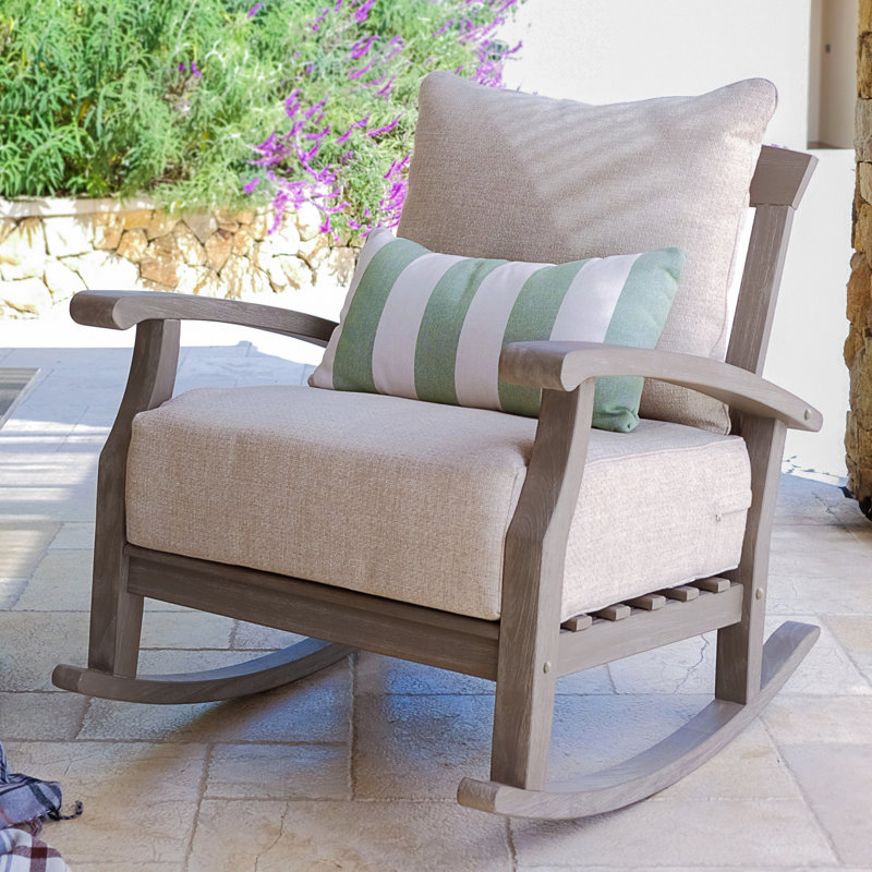 Caterina Summerton Teak Patio Chair With Cushions