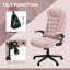 Fauteuil de bureau de massage vibrant à 6 points HOMcom-1239379558
