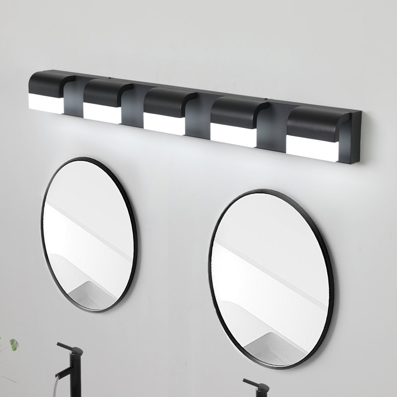 Éclairage de salle de bain moderne à 5 lumières à DEL, 5 lumières