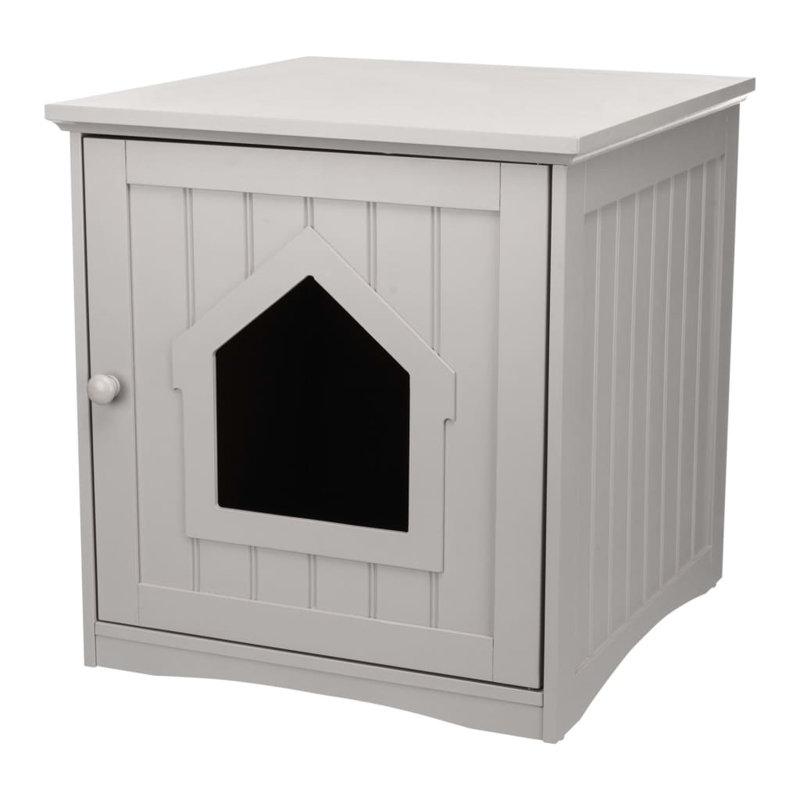 Rixie Cat House for Litter Box 49 x 51 x 51cm Grey