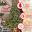 Full-Shape Christmas Tree With 500 UL Lights, 1763 Tips, Hinged Structure, Stable Metal Stand-433282870