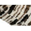 Housse et coussin de coussin décoratif décoratif texturé tigre 19,7 po x 19,7 po Tiger