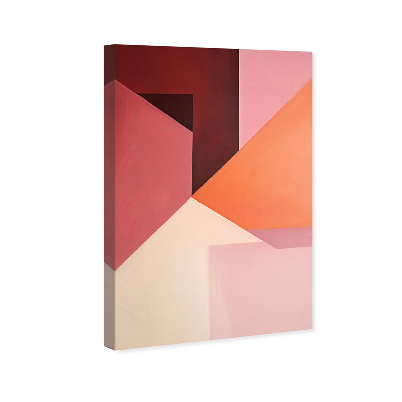 Berry Juice Canvas Abstract Print by Oliver Gal, Black Frame, 10 x 15, 45"H x 30"W, Canvas Unframed