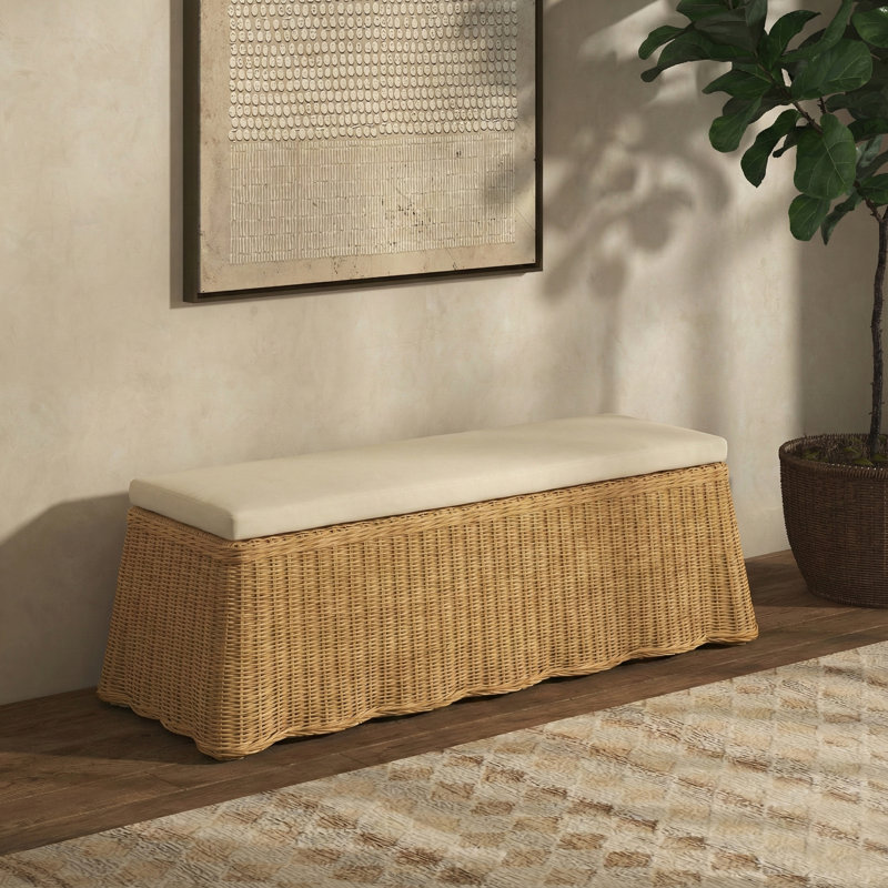 Banc en rotin Hylda