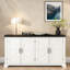 Buffet de style campagnard avec portes réglables 4 portes American Country-948642172