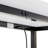 Metal Base Writing Desk with Power Outlet-2074536862