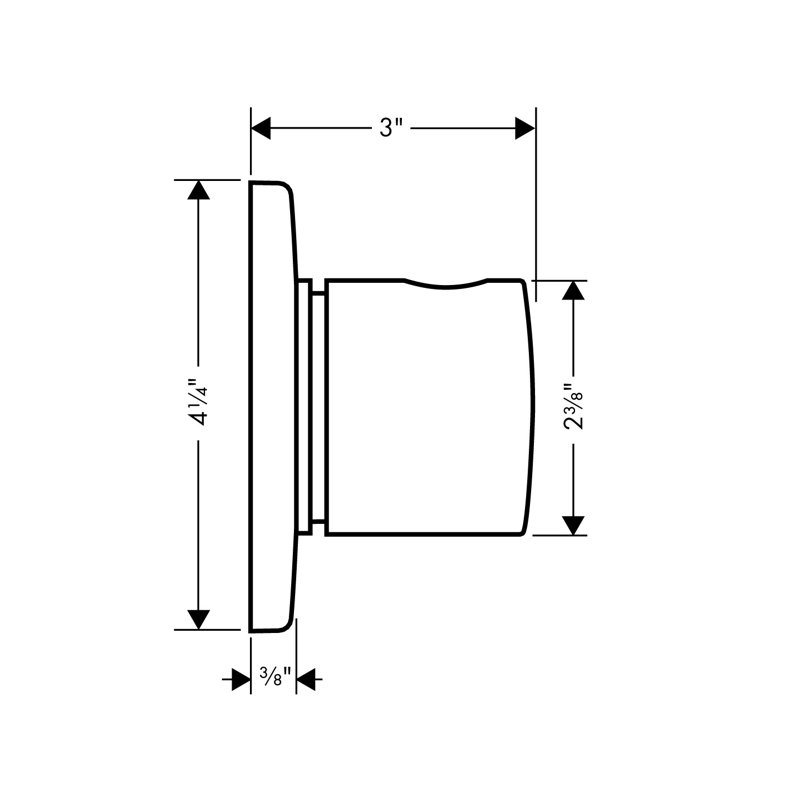 Uno Trio and Quattro Diverter Faucet Trim