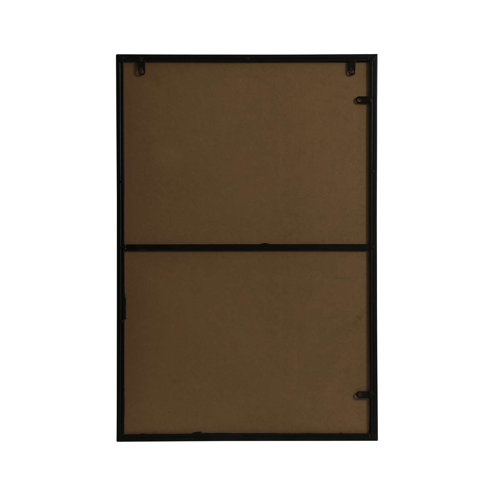 Sabine Metal Rectangle Wall Mirror, 36" x 24", Black