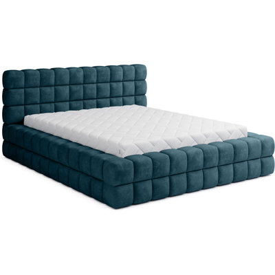 Monzerat Upholstered Bed with Mattress