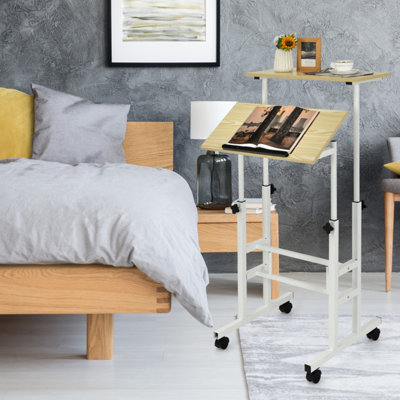 24'' W Laptop Cart with Wheels