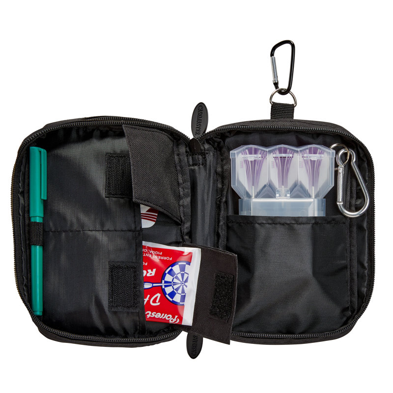 Porte-fléchettes Casemaster Pioneer avec porte-fléchettes Nomad | Noir