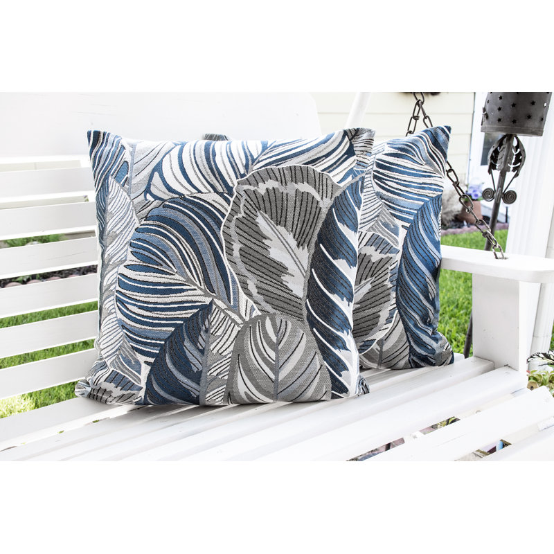 Ensemble de 2 coussins décoratifs plage (l 18 x l 18) Beach and Blue